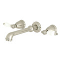 French Country KS7128PL Two-Handle Wall Mount Bathroom Faucet KS7128PL